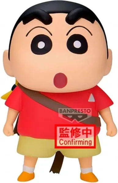 Figura banpresto crayon shinchan the movie super hot! the spicy kasukabe dancers kasukabe boueitai vol.1 ver.b 11cm