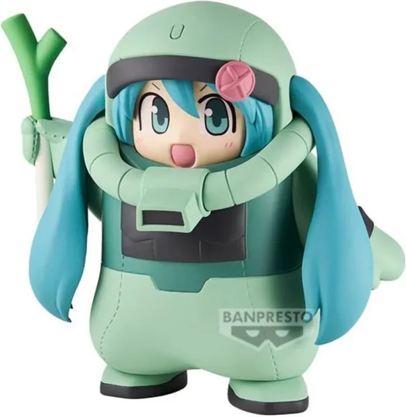 Figura banpresto gundam 45th×hatsune miku zaku costume [hatsune miku ver.]