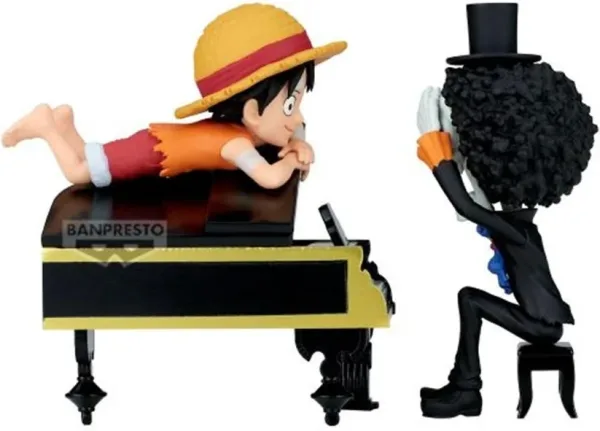 Figura banpresto one piece world collectable figure log stories - monkey d.luffy & brook  pulgadasthats great!! after all this time - he's still!!! 8cm