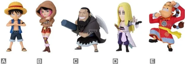 Figura banpresto one piece world collectable figure sabaody island the worst generation 1 8cm