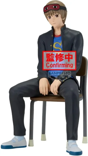 Figura banpresto gintama mr.ginpachi's zany class desk sogo okita 16cm