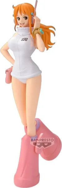 Figura banpresto one piece glitter & glamours egghead nami 23cm