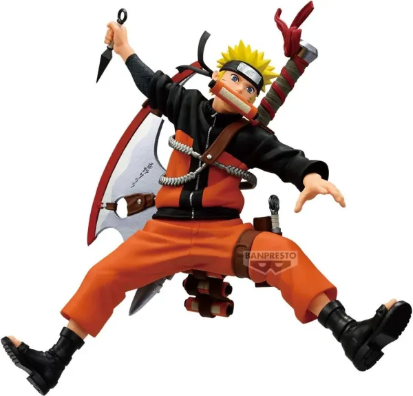 Figura banpresto naruto shippuden naruto 72 series 33 vibration stars naruto uzumaki