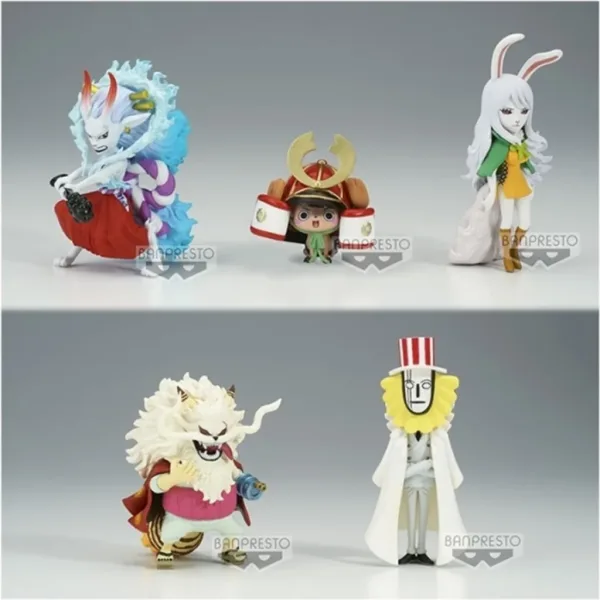 Figura banpresto one piece world collectable figure wanokuni onigashima 7 cm unidad aleatoria