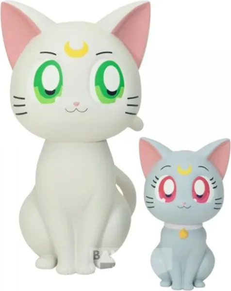 Figura banpresto pretty guardian sailor moon cosmos sofvimates artemis & diana 15cm