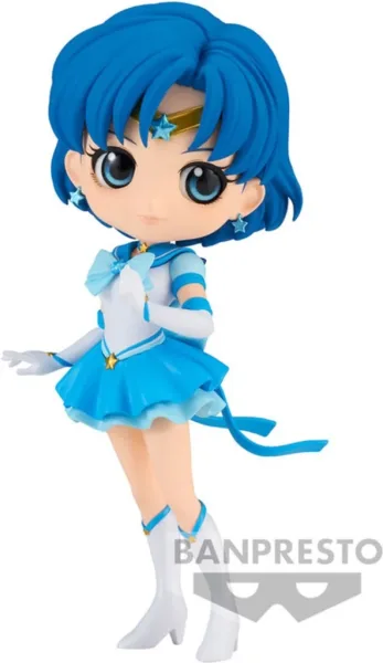 Figura banpresto q posket sailor moon cosmos sailor mercury ami mizuno ver.b 14cm