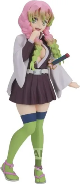 Figura banpresto demon slayer kimetsu no yaiba glitter & glamours mitsuri kanroji 22cm