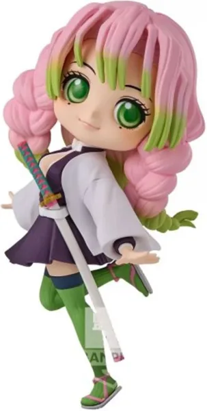 Figura banpresto q posket demon slayer kimetsu no yaiba mitsuri kanroji ii 14cm