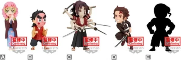 Figura banpresto demon slayer: kimetsu no yaiba world collectable figure vol.11 12 unidades 7cm