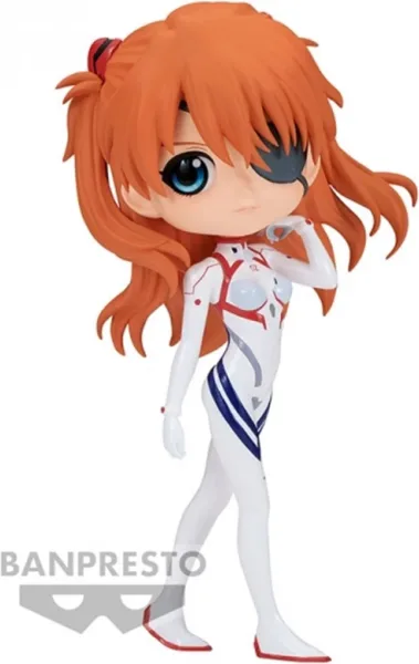 Figura banpresto q posket evangelion : 3.0+1.0 plugsuit style asuka shikinami langley ver.b 14cm