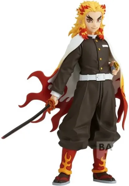 Figura banpresto demon slayer kimetsu no yaiba kyojuro rengoku vol.43 17cm