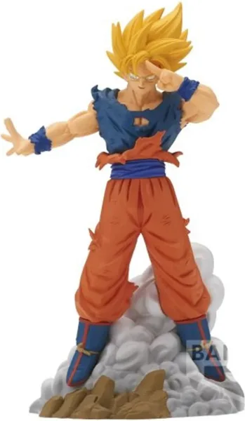 Figura banpresto dragon ball z history box super saiyan goku vol.9 12cm