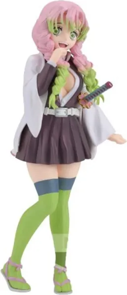 Figura banpresto demon slayer kimetsu no yaiba glitter & glamours mitsuri kanroji special color ver. 22cm