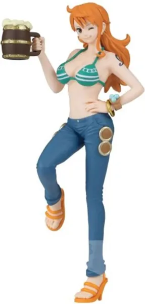 Figura banpresto one piece it's a banquet!! nami 16cm