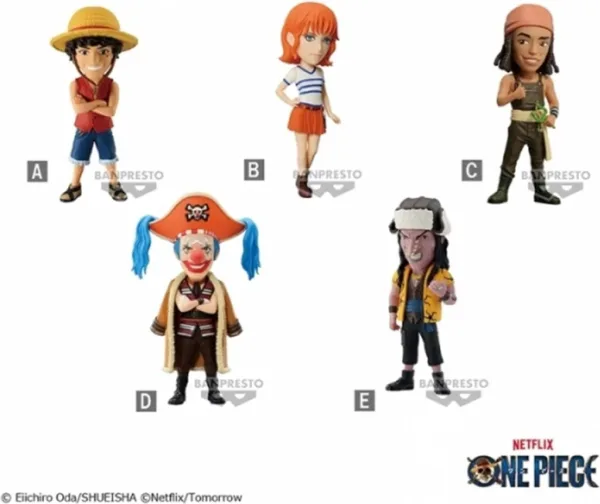 Figura banpresto one piece netflix world collectable vol.1 7cm
