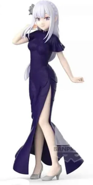 Figura banpresto re: zero starting life in another world glitter & glamours emilia 24cm