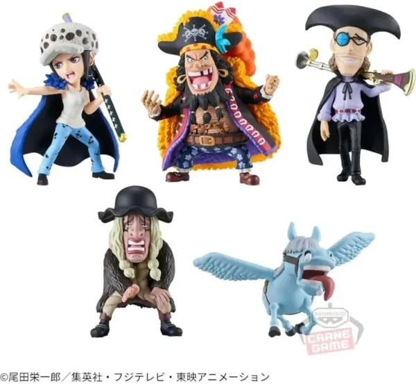 One piece world collectable figure - trafalgar.law vs blackbeard pirates -  1 unidad aleatoria