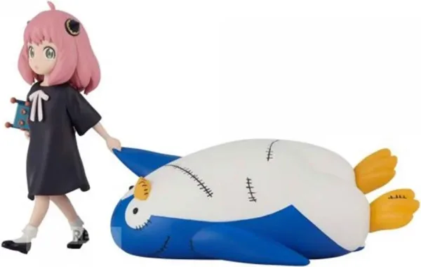 Figura banpresto spy x family break time collection anya forger & penguin 11cm - 12cm