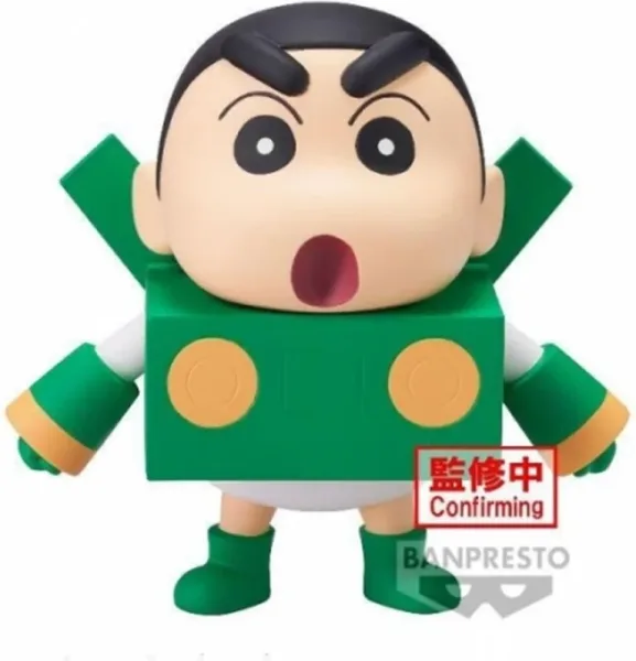 Figura banpresto crayon shinchan cosplay shinchan robot 11cm
