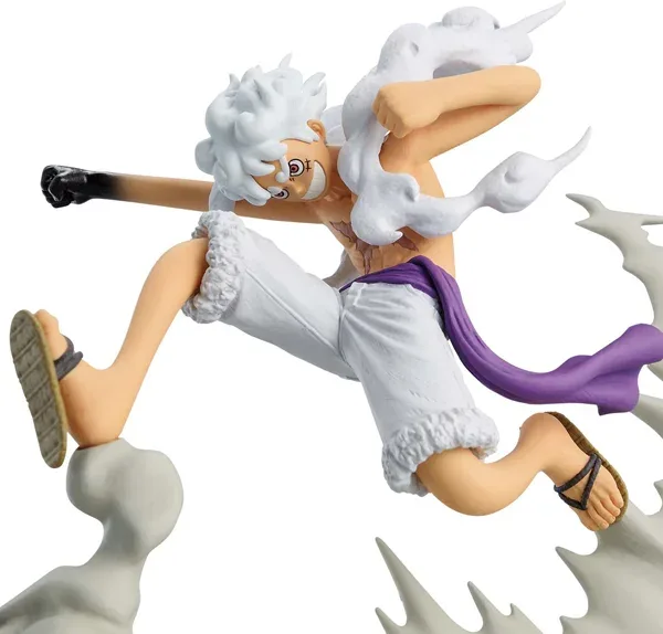 Figura banpresto one piece senkozekkei monkey d luffy gear 5 7cm
