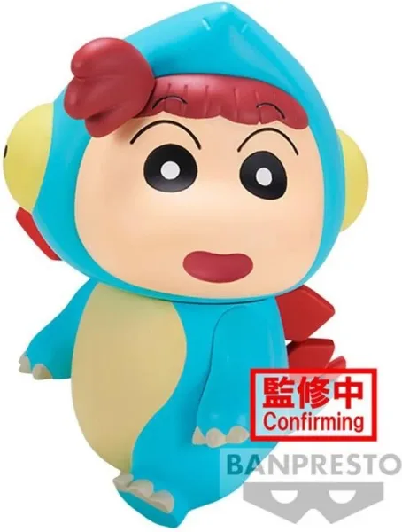 Figura banpresto: shin chan crayon dino stegosaurus nene chan