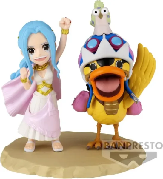 Figura banpresto: one piece log stories vivi y karoo