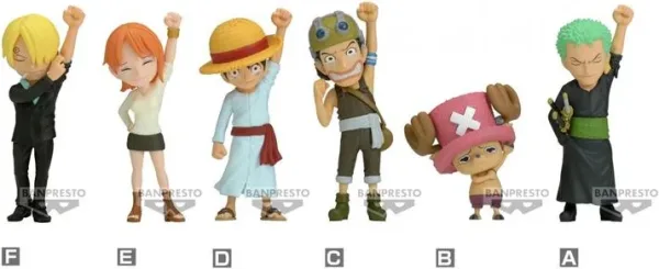 Figura banpresto one piece wfc sign our fellowship 1 unidad aleatoria