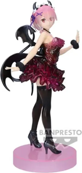 Figura banpresto re: zero starting life in another world espresto clear & drssey RAM special color ver. 22cm