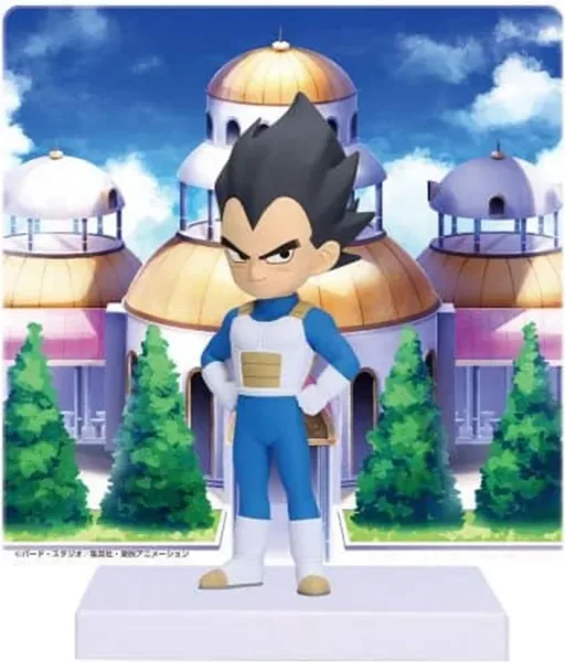Figura banpresto dragon ball daima vegeta con panel 9cm