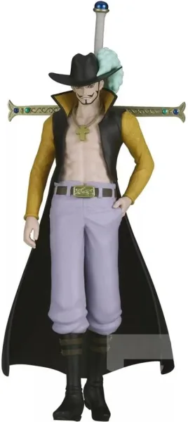 Figura banpresto one piece the shukko dracule mihawk 16cm