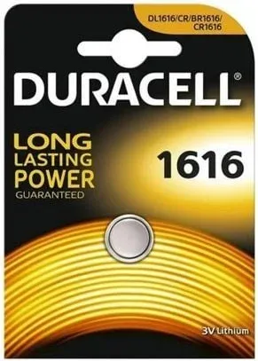 Pila de Botón Duracell CR1616/ 3V