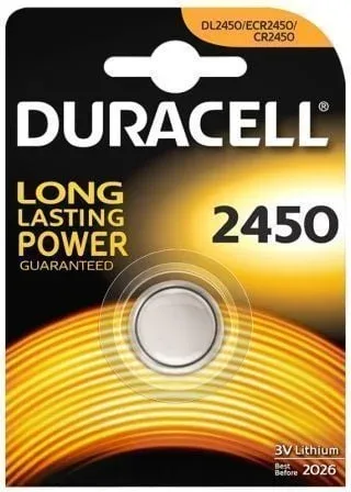 Pila de Botón Duracell CR2450/ 3V