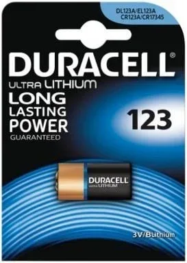 Pila Duracell Ultra M3 DL123/ 3V