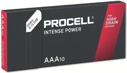 Pack de 10 Pilas AAA L03 Duracell PROCELL DURINTLR3C10/ 1.5V/ Alcalinas