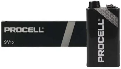 Pack de 10 Pilas Duracell PROCELL ID1604IPX10/ 9V/ Alcalinas