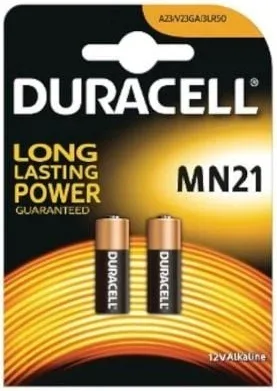 Pack de 2 Pilas 3LR50 Duracell MN21/ 12V/ Alcalinas