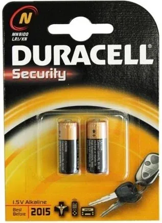 Pack de 2 Pilas N Cell Duracell MN9100B2/ 1.5V/ Alcalinas