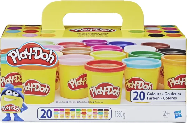 Pack de 20 botes de plastilina