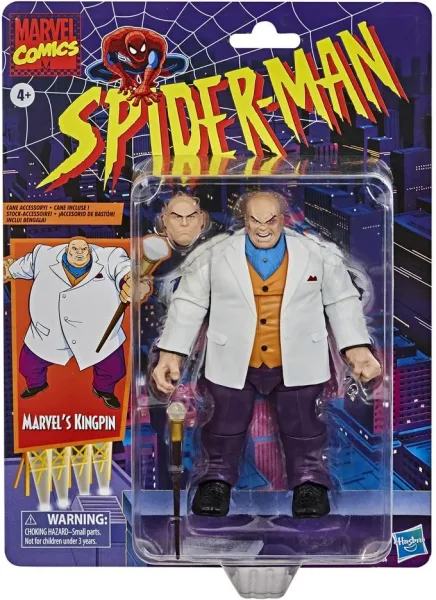 Figura hasbro marvel comics spider - man marvel's kingpin
