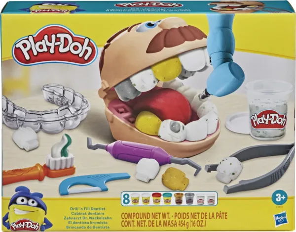 Juego hasbro play - doh el dentista bromista