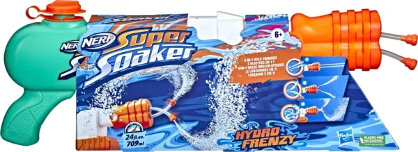 Pistola hasbro nerf super soaker hydro frenzy