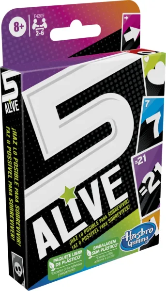 Juego de cartas 5 alive