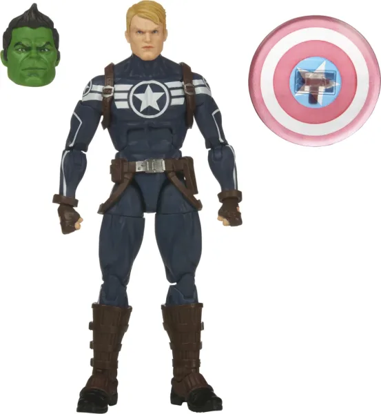 Figura hasbro marvel legends series comandante rogers