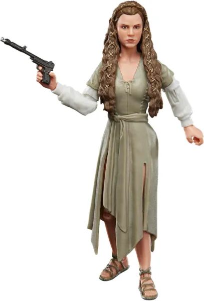 Figura hasbro princess leia ewok village  return of the jedi black series