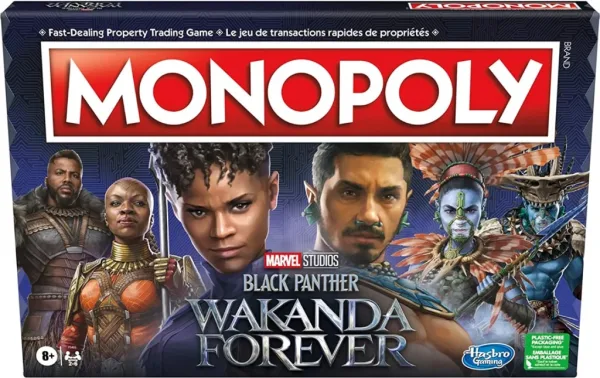 Juego de mesa monopoly black panther