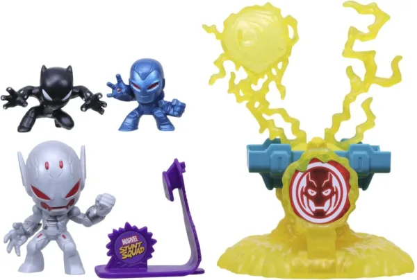 Set de juego marvel stunt squad villain knockdown
