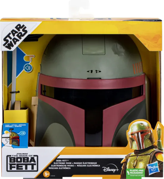 Máscara electrónica hasbro star wars boba fett