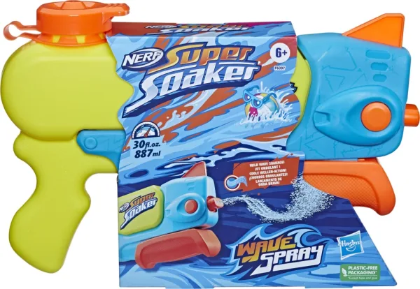 Pistola hasbro nerf super soaker wave spray