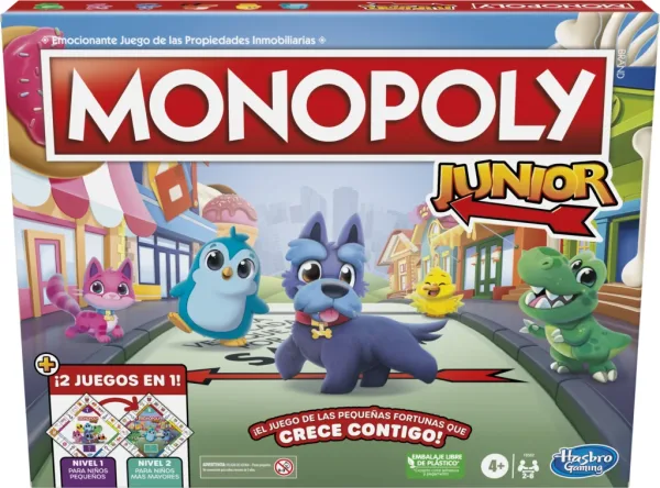 Juego de mesa hasbro monopoly junior español