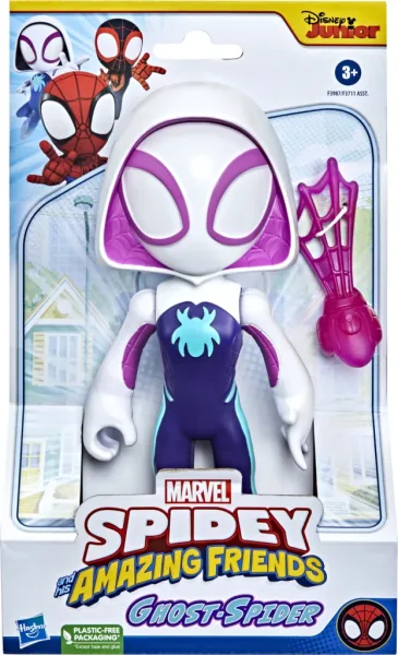 Figura gigante hasbro marvel spidey and his amazing friends ghost - spider